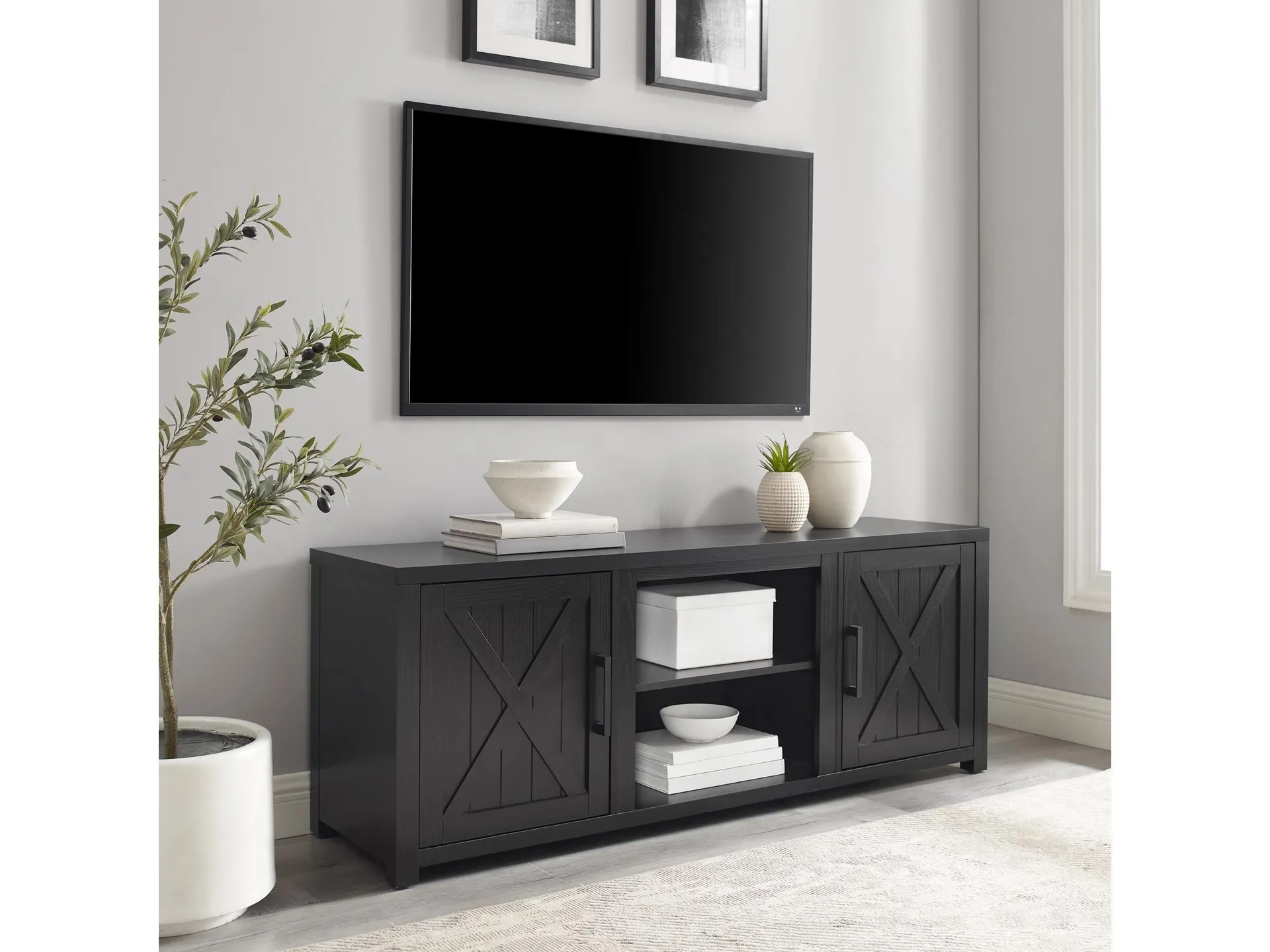Crosley Furniture Gordon Low Profile 58" TV Stand