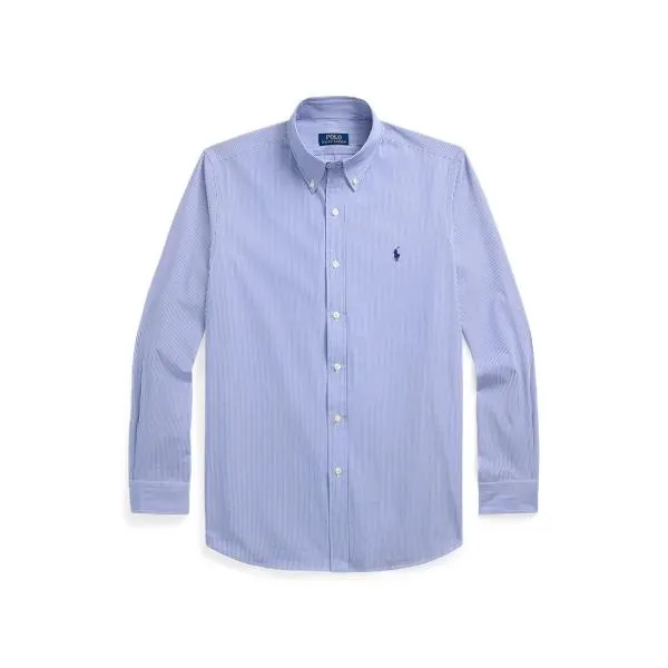 Striped Stretch Poplin Shirt - All Fits