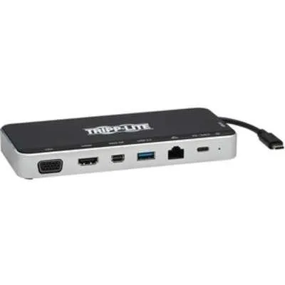 Tripp Lite USB-C Dual Monitor Laptop Dock, 4K HDMI, Gigabit Ethernet