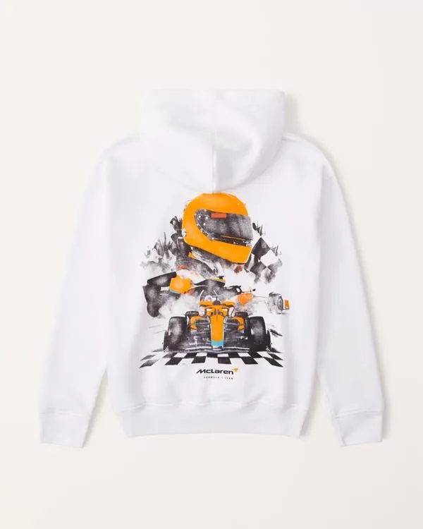 mclaren graphic popover hoodie
