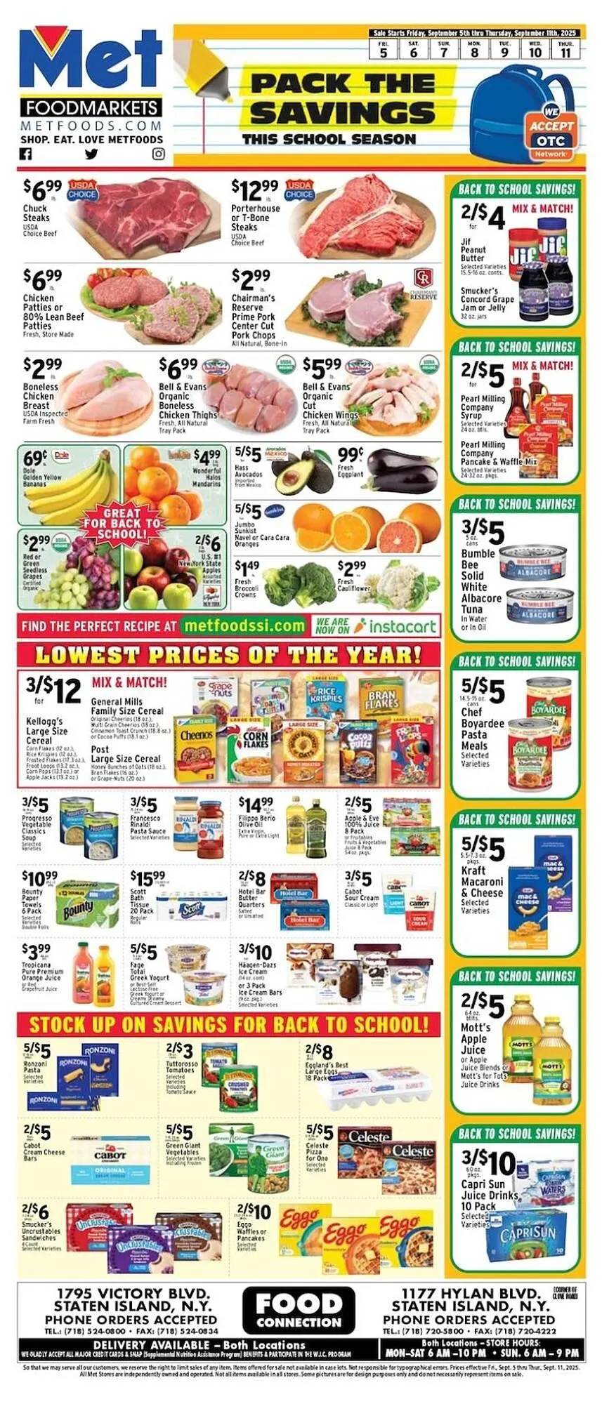 Weekly ad Met Foodmarkets weekly ad from September 5 to September 11 2025 - Page 1
