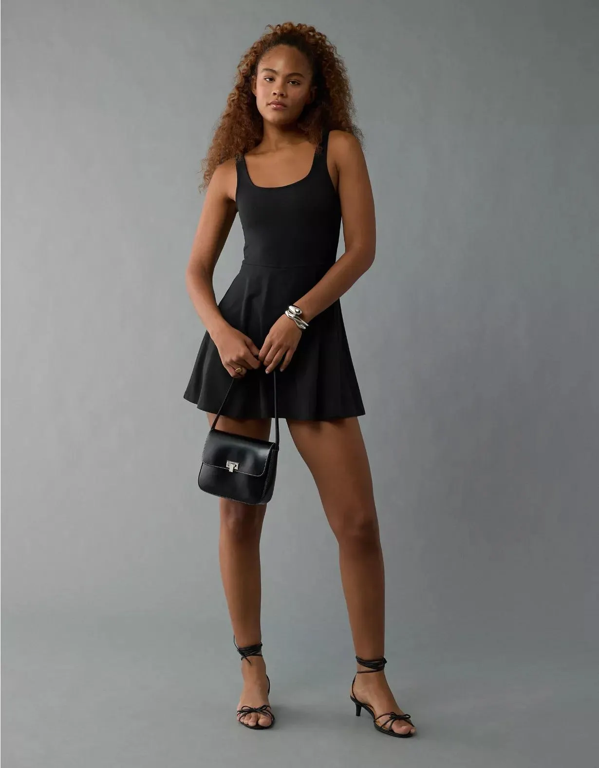 AE Knit Fit & Flare Mini Skort Dress