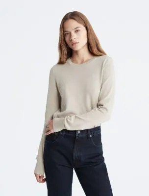 Smooth Cotton Sweater