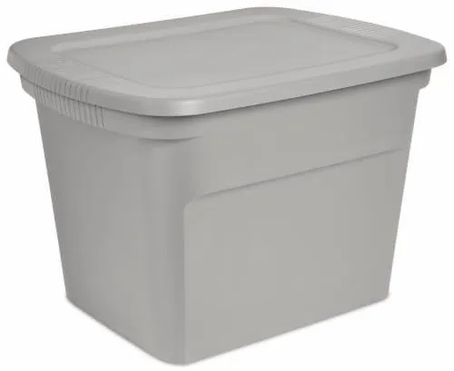 Sterilite 18 Gallon Storage Box - Cement