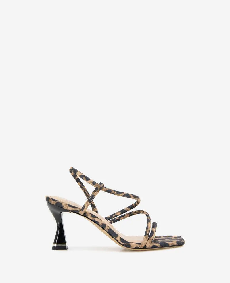 Dreama Leopard Print Strappy Heel Sandal - LEOPARD