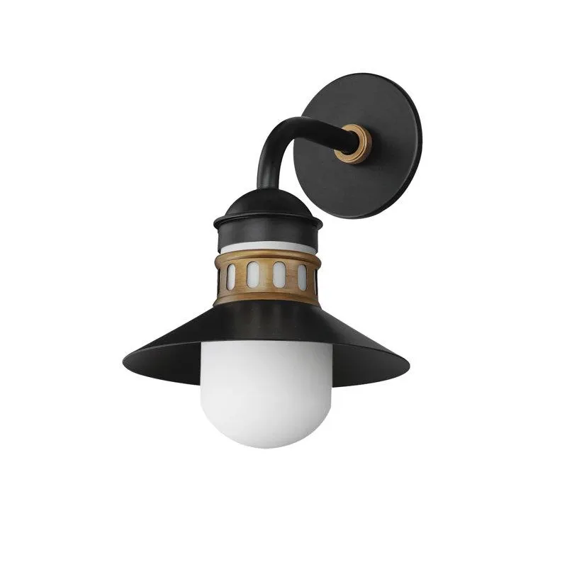 Clarendon Single Light Bell Outdoor Aluminum Wall Light