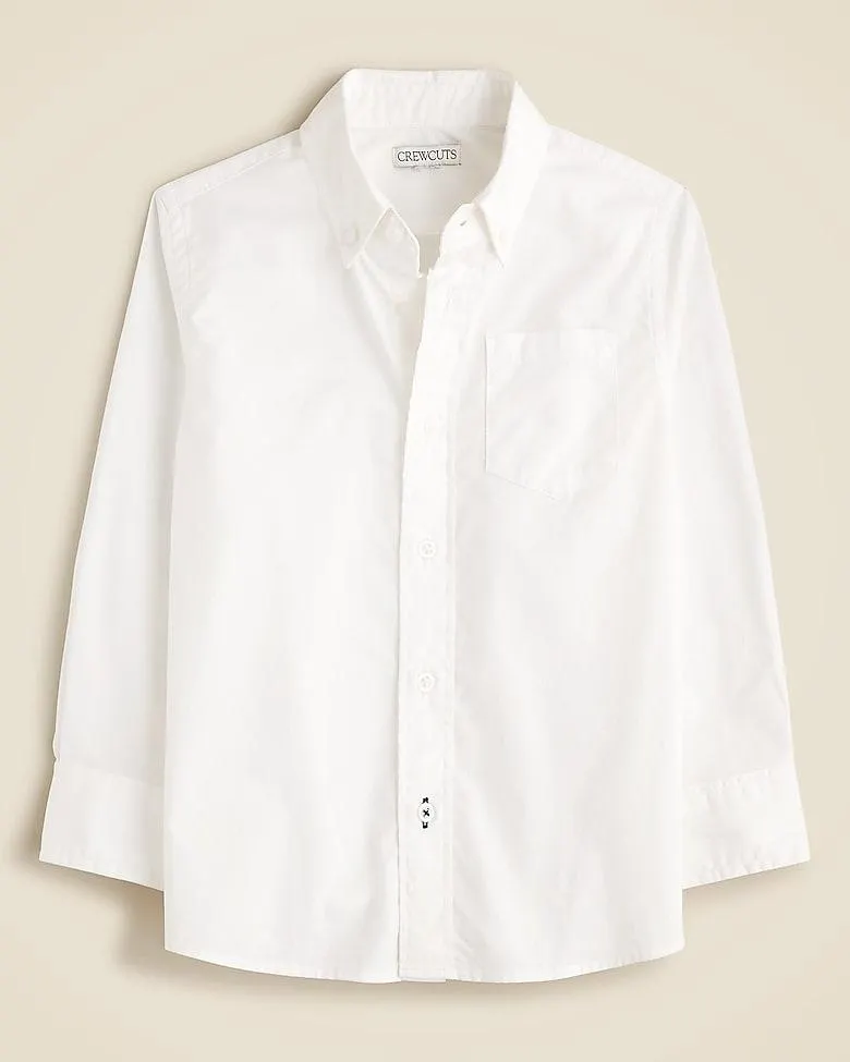 Kids' long-sleeve oxford shirt
