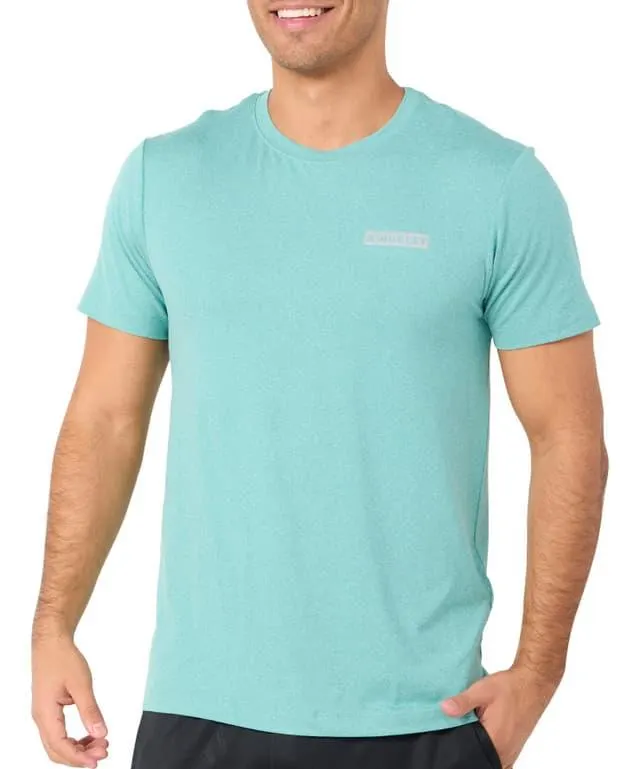 Hurley Mens Short Sleeve Exist Block Logo Breathe Tee Shirt