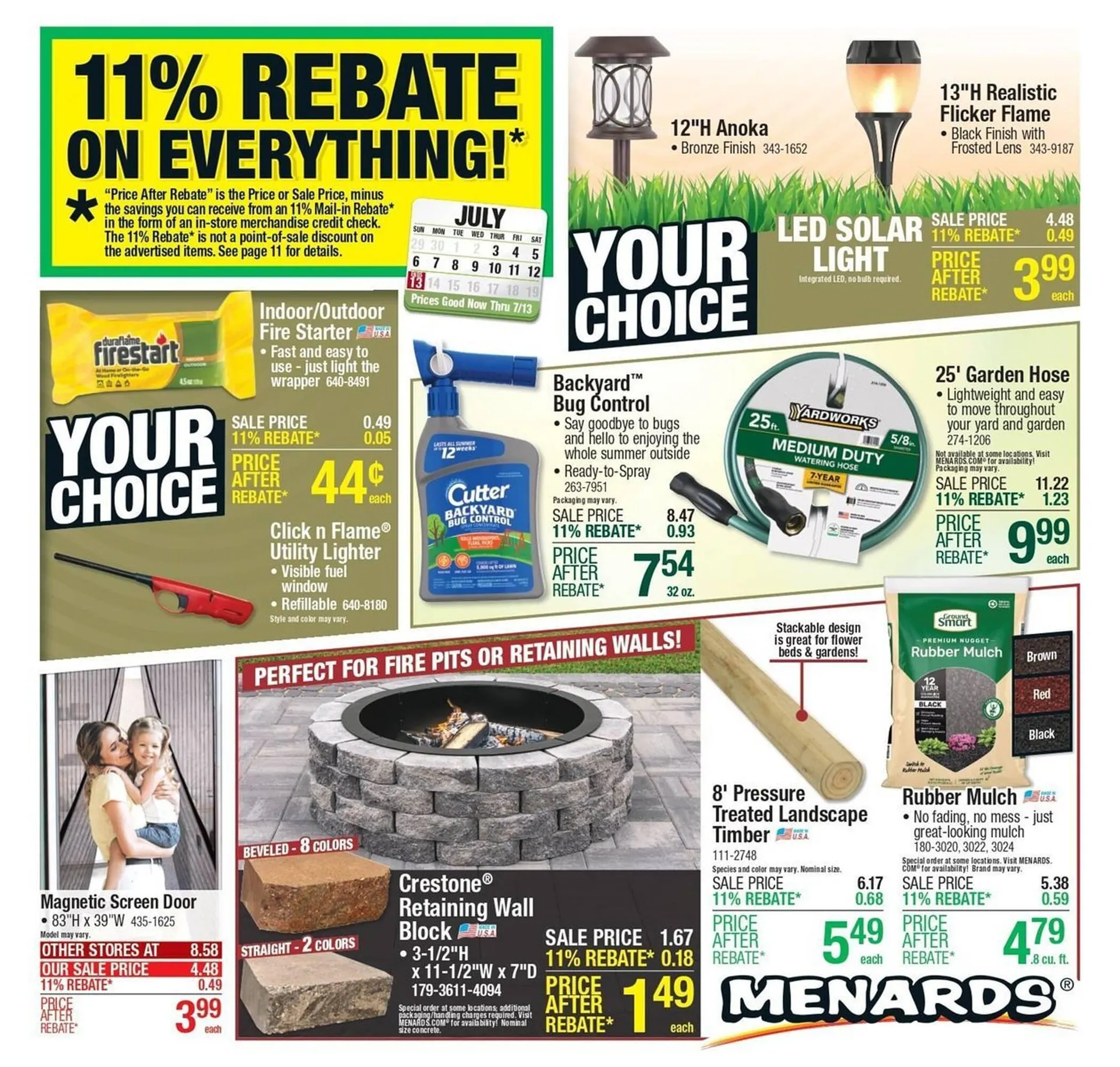 Weekly ad Menards Weekly Ad from July 6 to July 13 2025 - Page 1