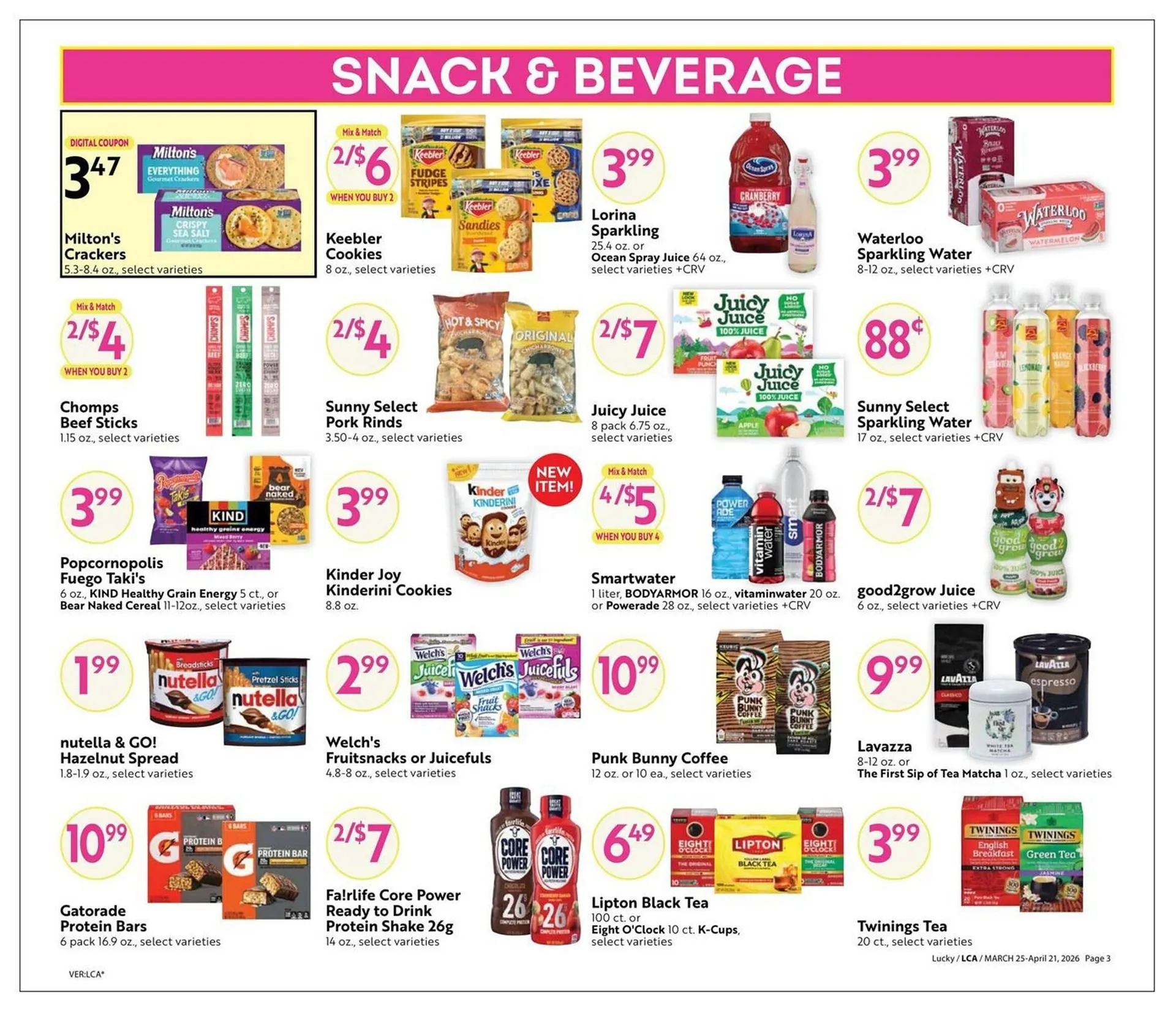 Weekly ad Lucky Supermarkets weekly ad from March 25 to April 21 2026 - Page 3