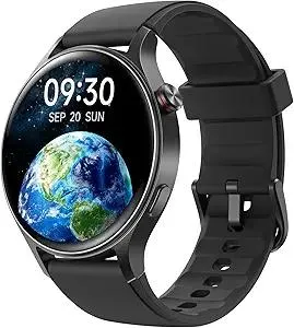 Fitpolo Smart Watch for Men Women,1.3" AMOLED Touchscreen Fitness Tracker, Make/Answer Calls, Heart Rate SpO2 Monitor, IP68 Waterproof, Sleep & Activity Tracking Smartwatch for Android Phones iPhone