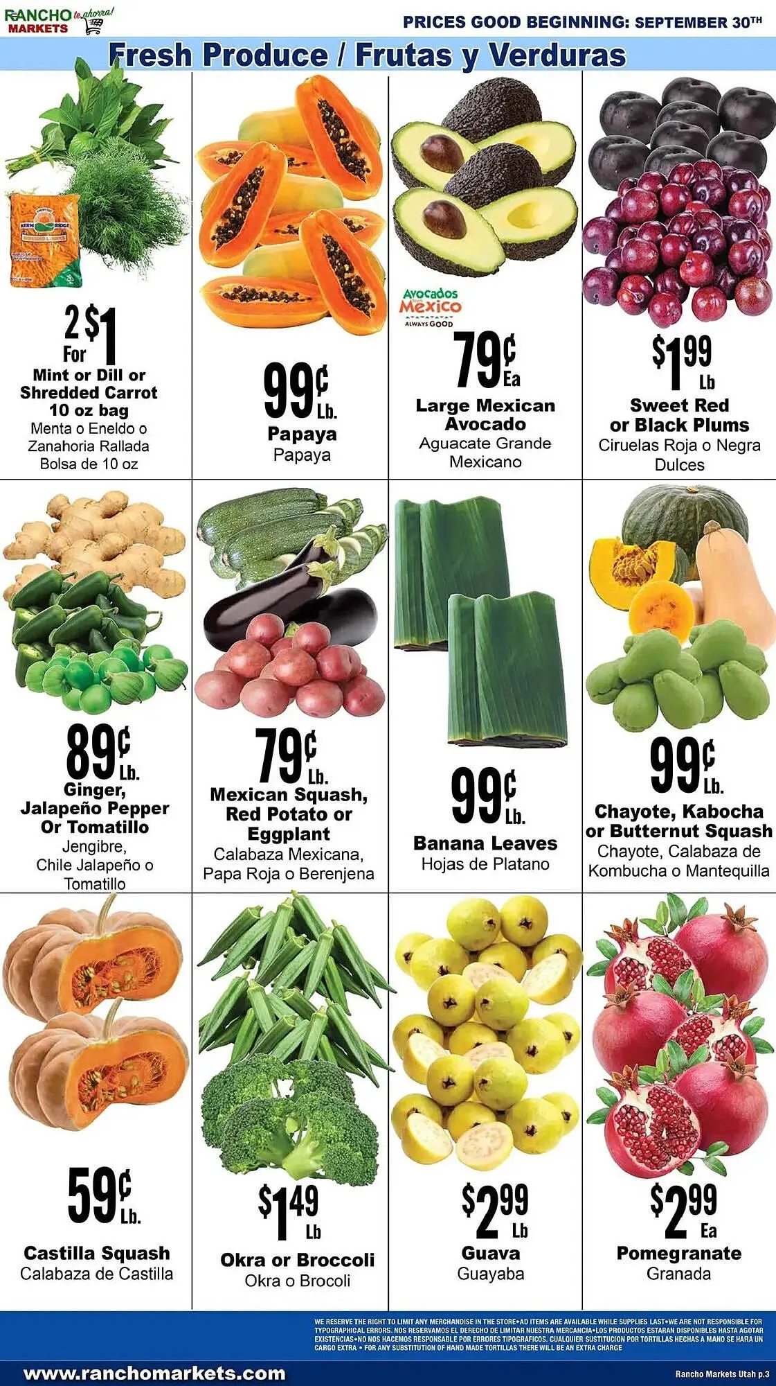 Weekly ad Rancho Markets weekly ad from September 30 to October 6 2025 - Page 3