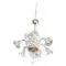 Late 20th Century Transparent Murano Glass Chandelier by La Murrina