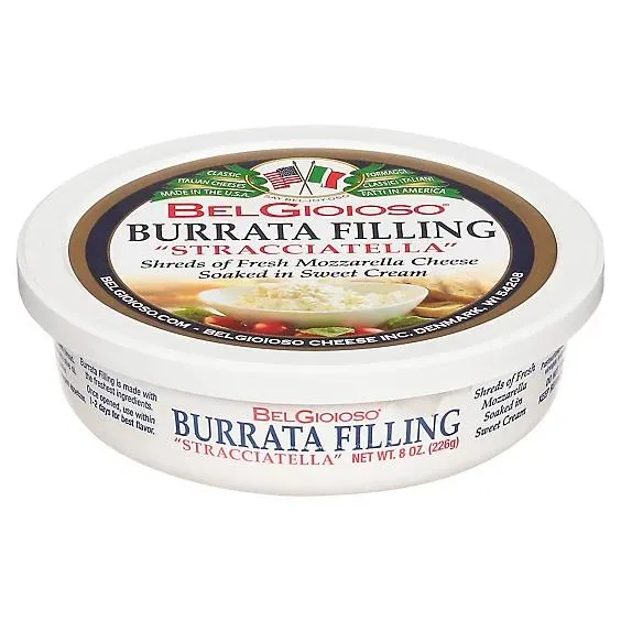 BelGioioso Fresh Stracciatella Burrata Filling Cup - 8 Oz