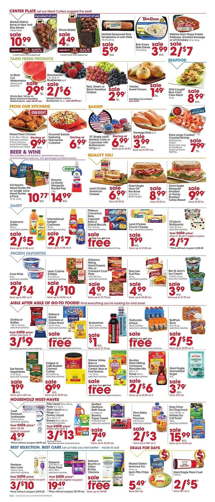 Catálogo de Giant Eagle Weekly Ad 3 de julio al 9 de julio 2025 - Página 2