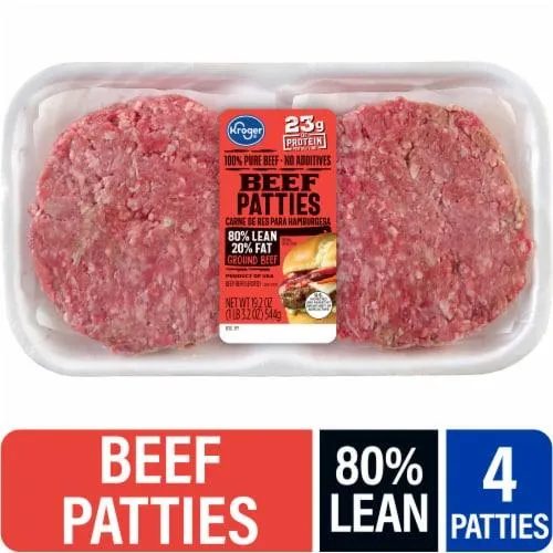 Kroger® 80/20 Ground Beef Patties