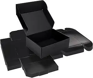 Rempry 12x9x4 Black Shipping Boxes 20 Pack, Large Cardboard Mailer Boxes for Small Business Shipping Packaging