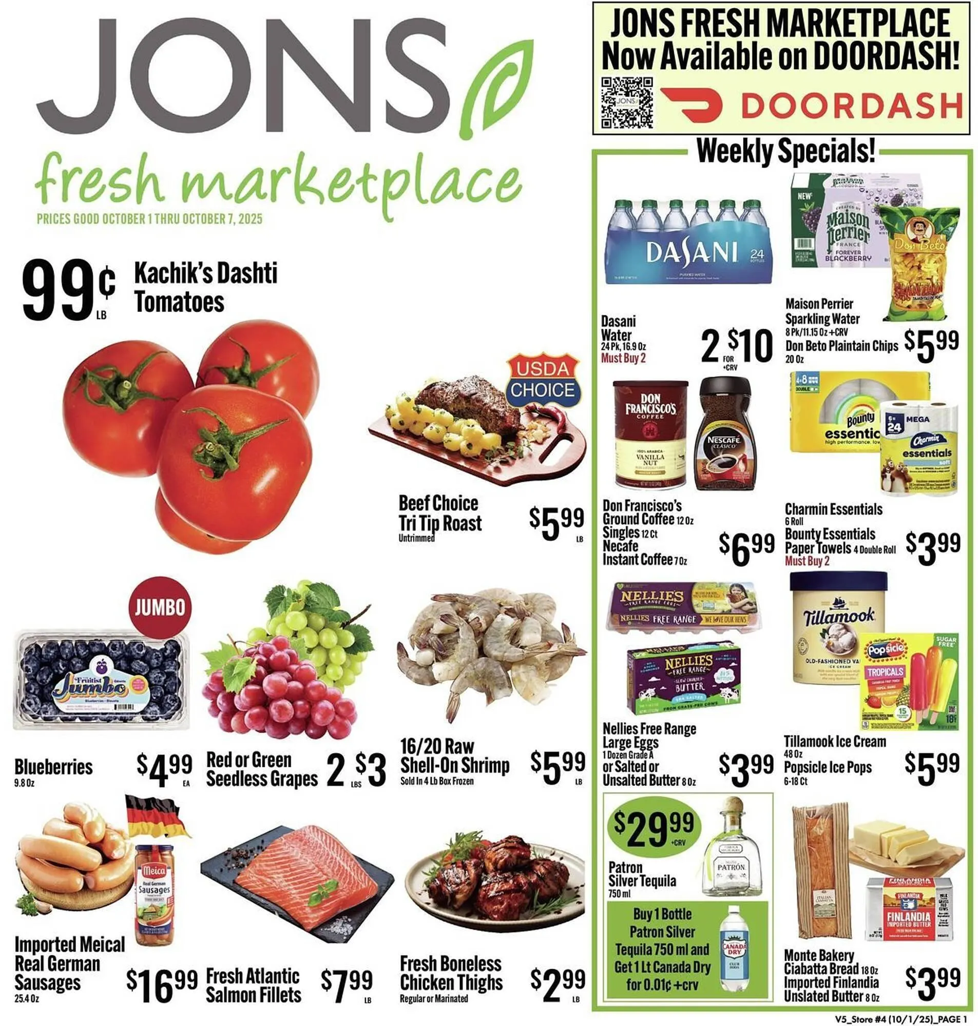 Weekly ad Jons International weekly ad from October 3 to October 7 2025 - Page 1