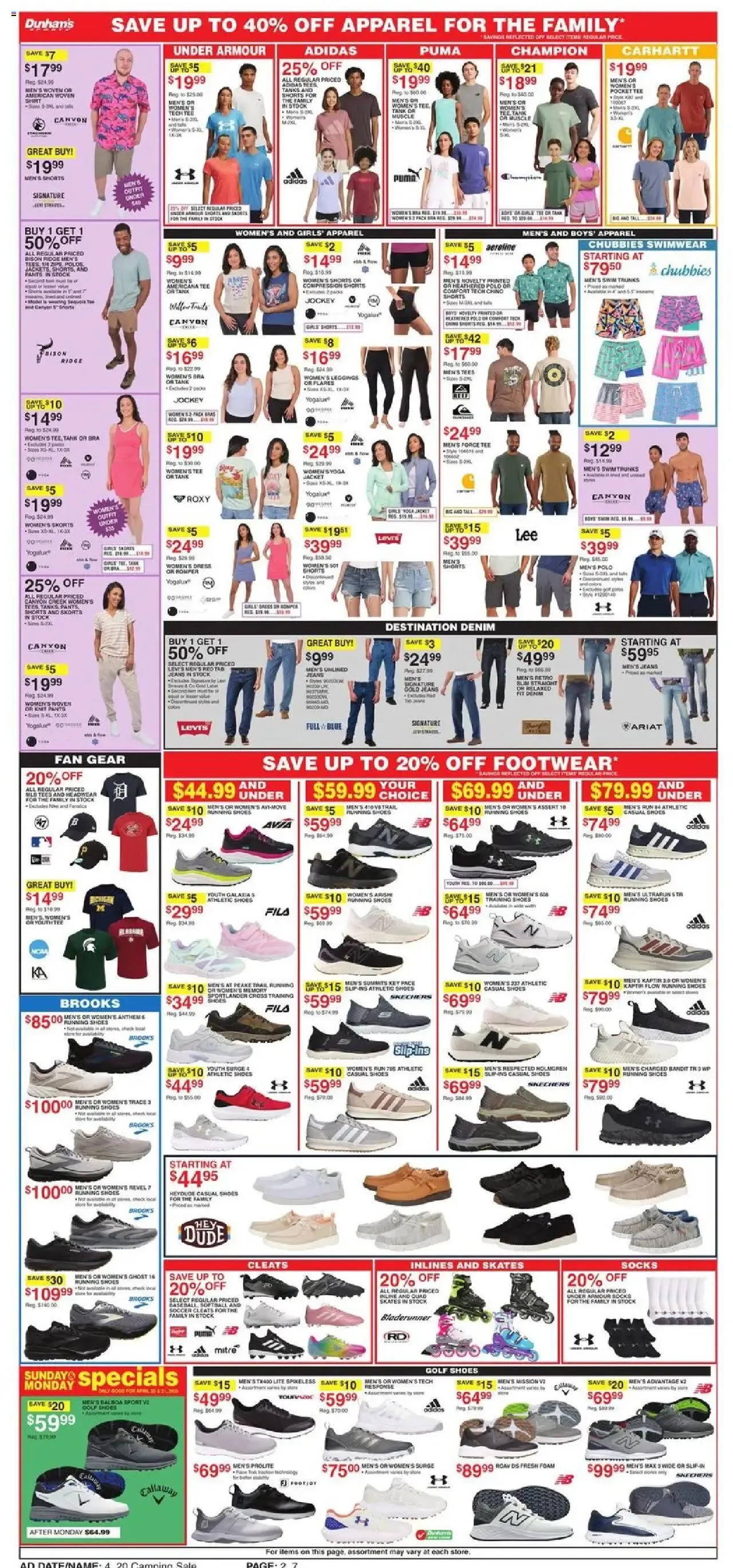 Weekly ad Dunham's Sports Weekly Ad from April 19 to April 24 2025 - Page 4