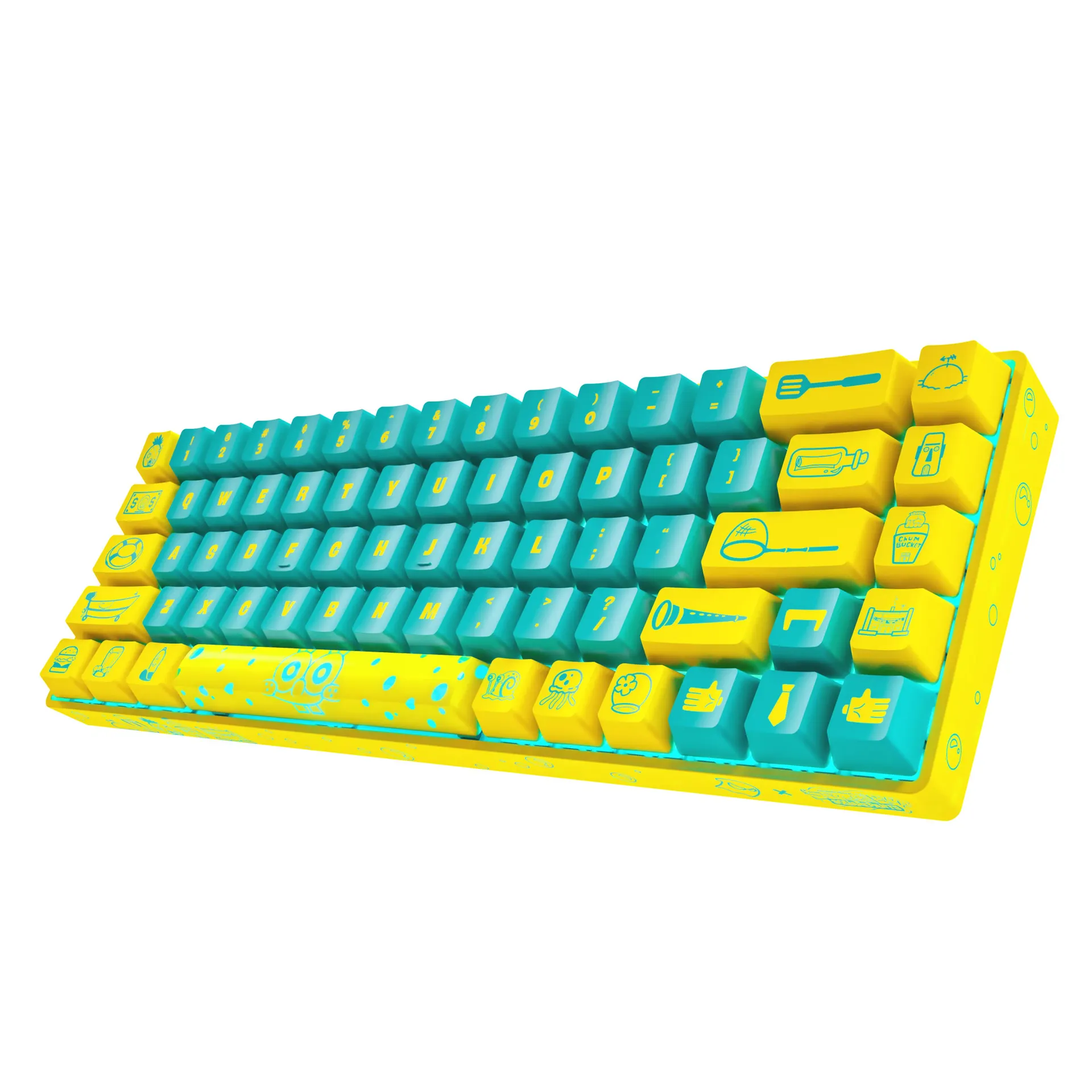 Banshee K68 Magnetic Switch Keyboard - SpongeBob SquarePants
