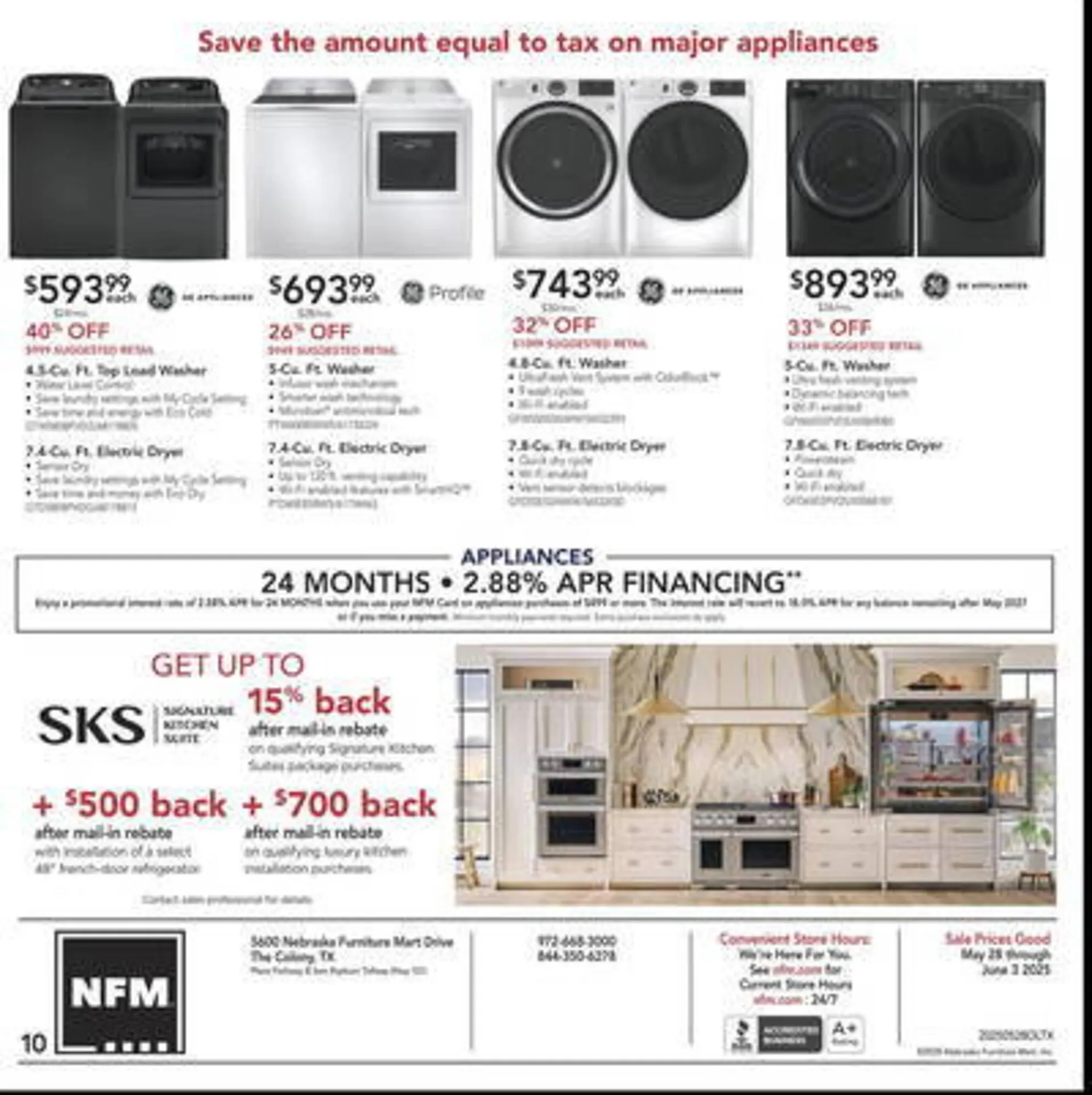 Weekly ad Nebraska Furniture Mart Weekly Ad from May 28 to June 3 2025 - Page 10