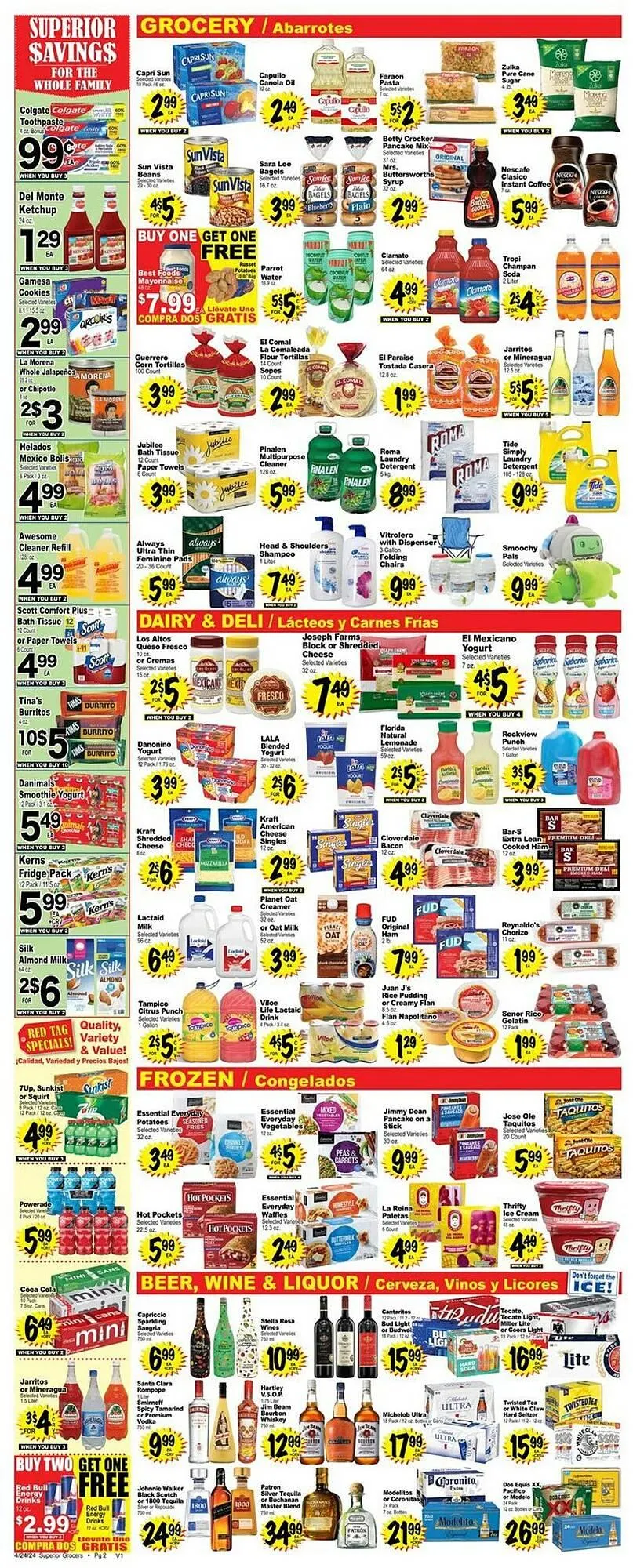 Weekly ad Superior Grocers Weekly Ad from April 24 to April 30 2024 - Page 2