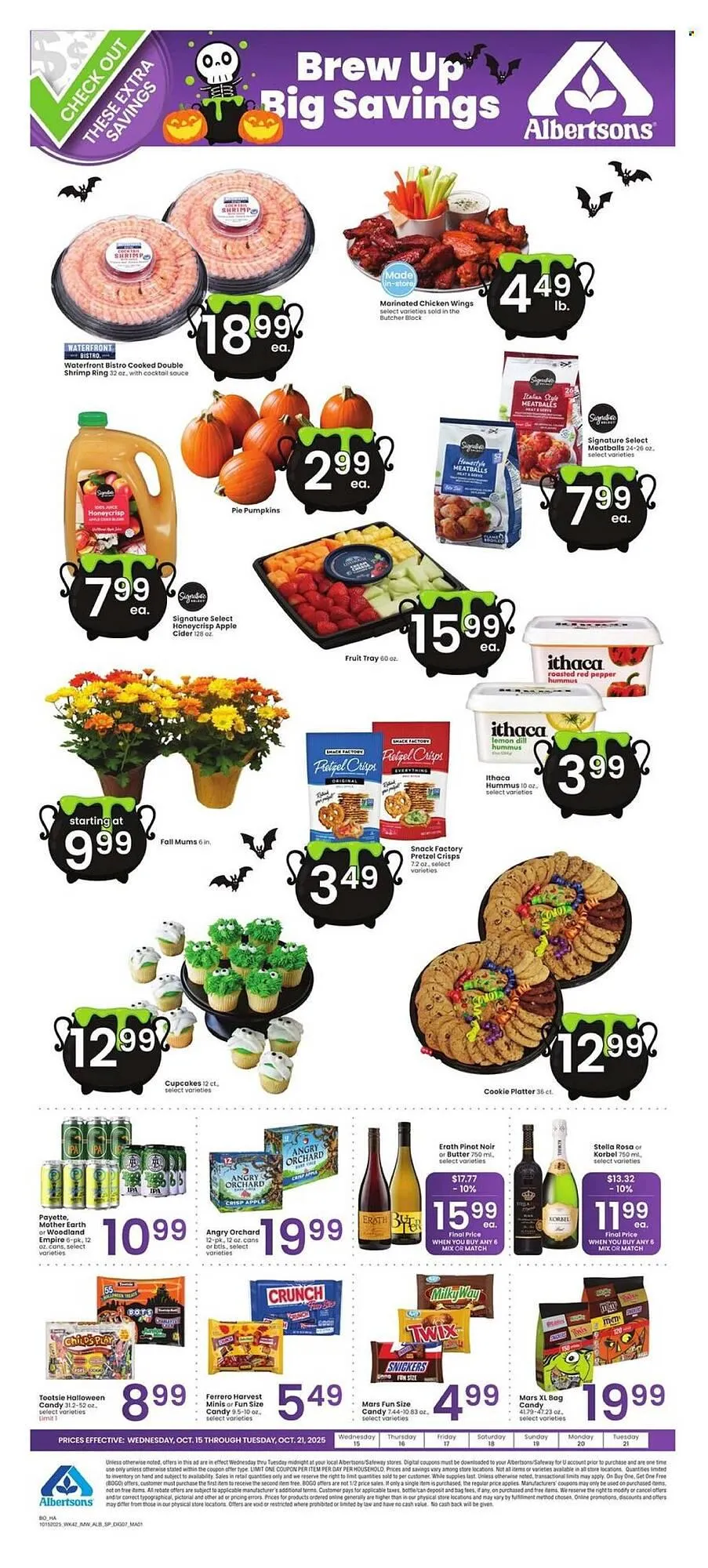 Weekly ad Albertsons weekly ad from October 15 to October 21 2025 - Page 1