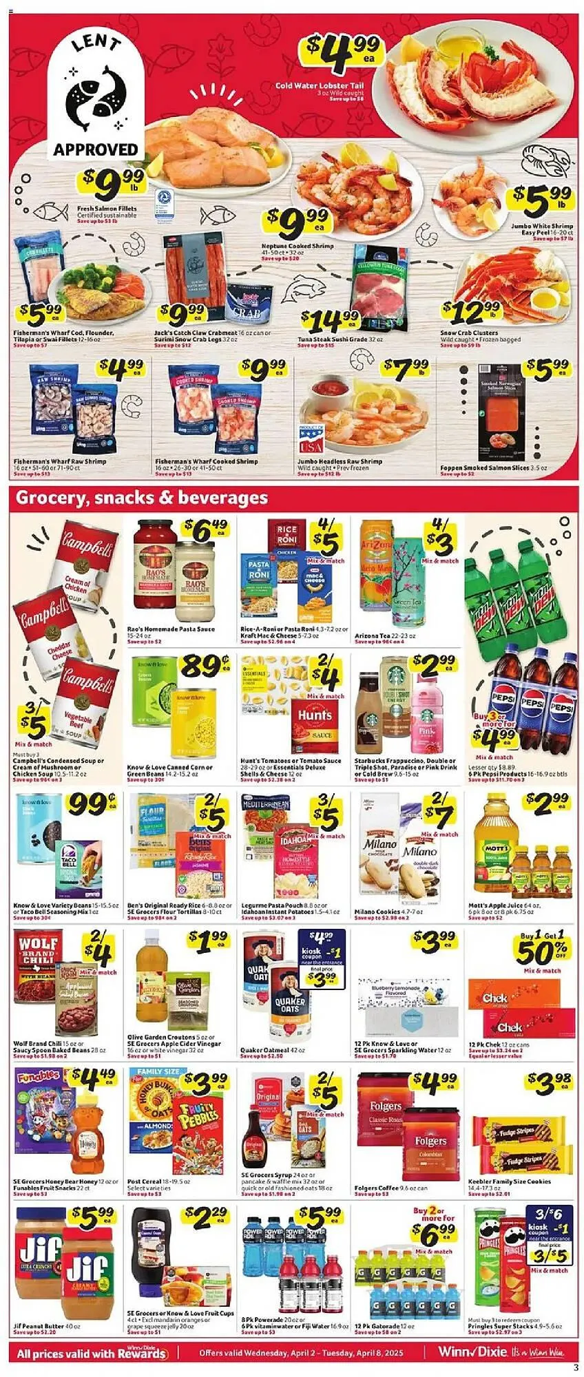 Weekly ad Winn Dixie Weekly Ad from April 2 to April 8 2025 - Page 3