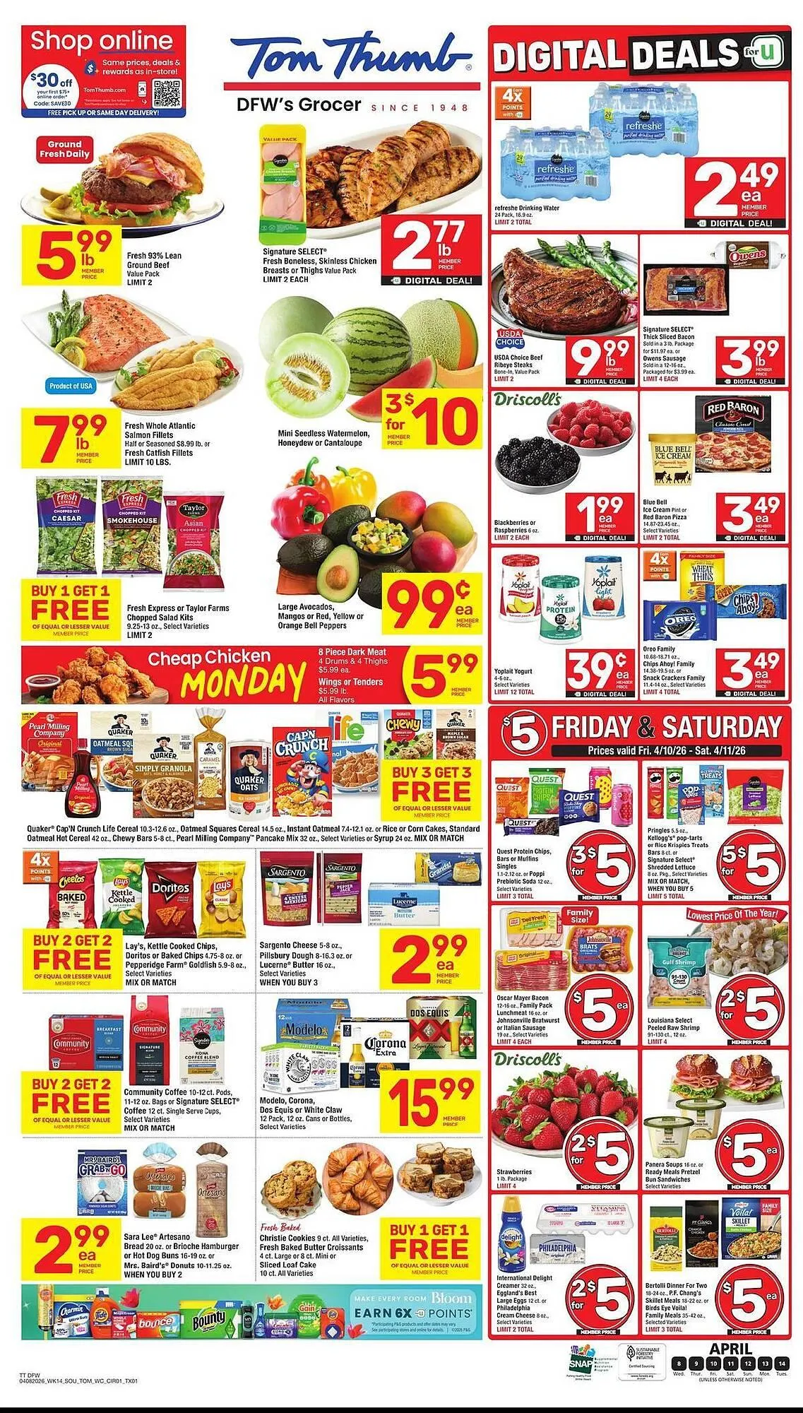Weekly ad Tom Thumb weekly ad from April 8 to April 14 2026 - Page 3