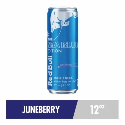 Red Bull Sea Blue Edition Juneberry Energy Drink