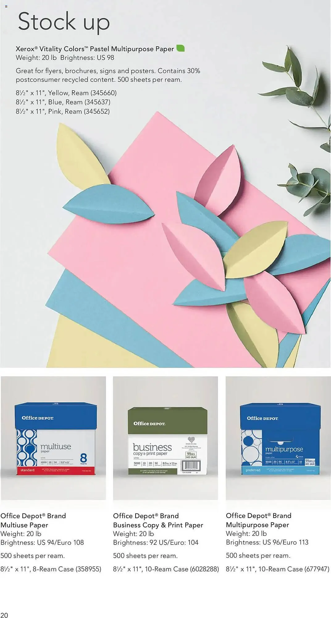 Weekly ad Office Depot Weekly Ad from April 1 to April 30 2025 - Page 20