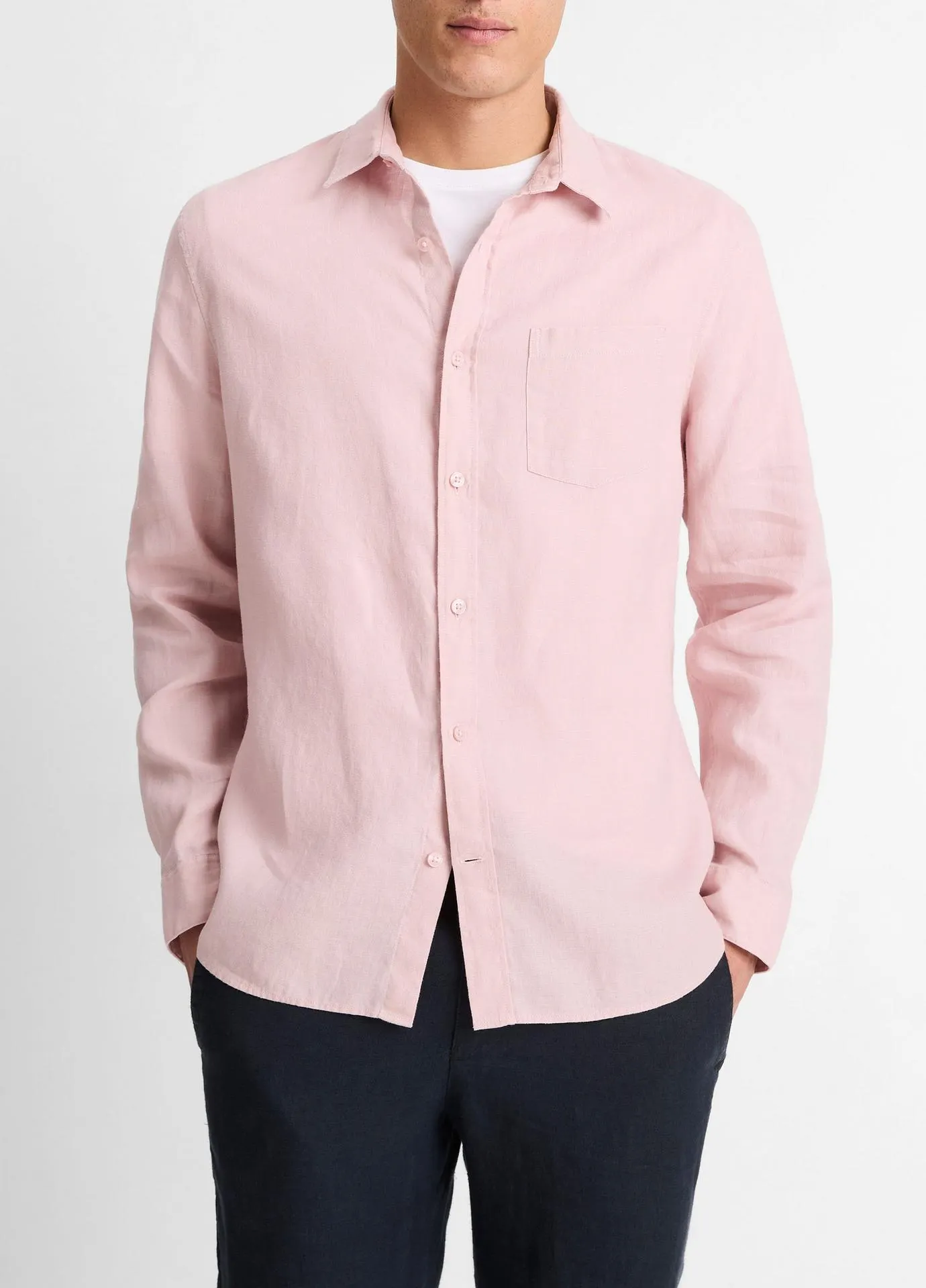 Linen Long-Sleeve Shirt