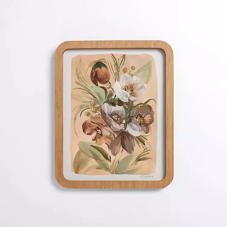 Muted Blooms Framed Art Print