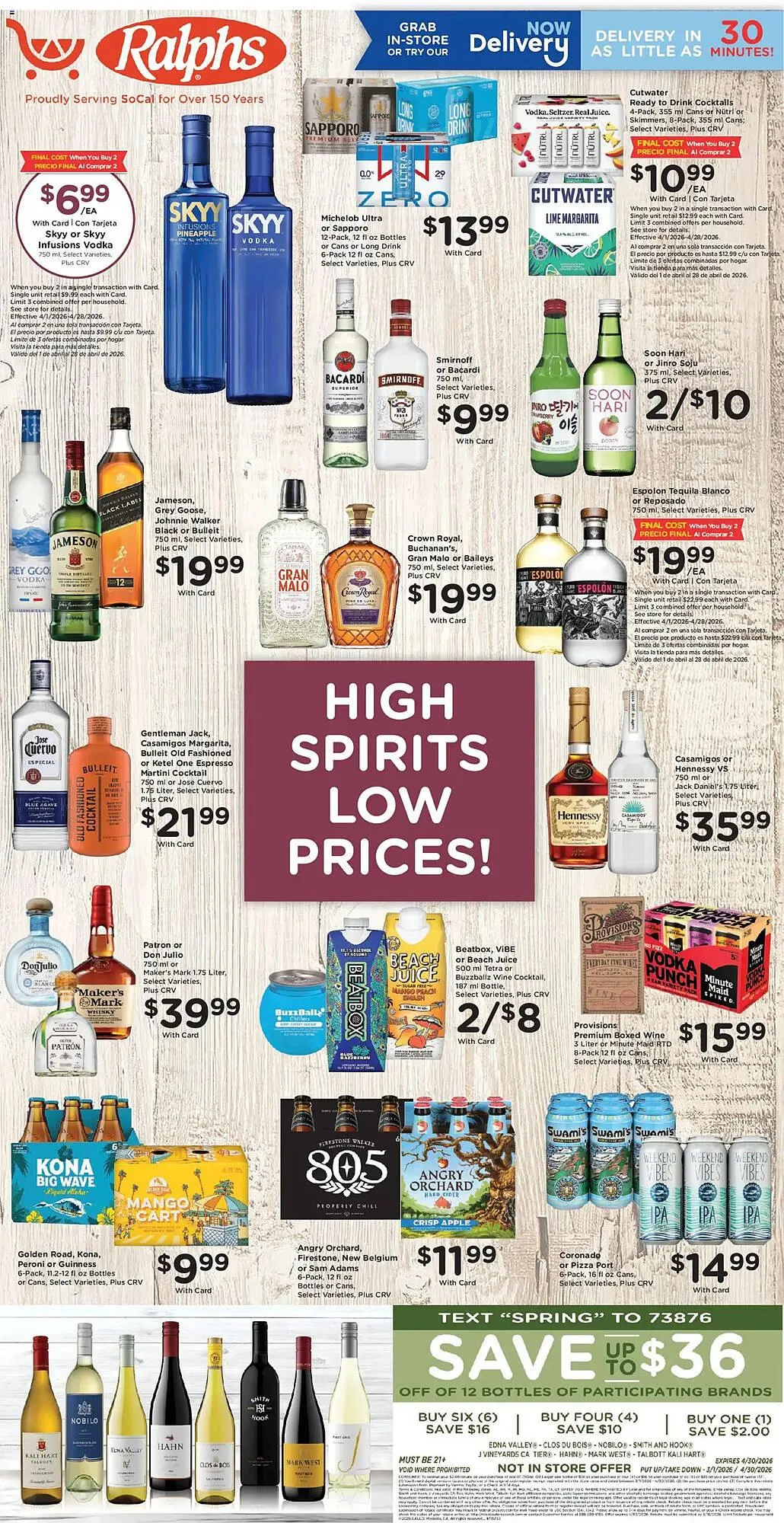 Weekly ad Ralphs weekly ad from April 1 to April 8 2026 - Page 1