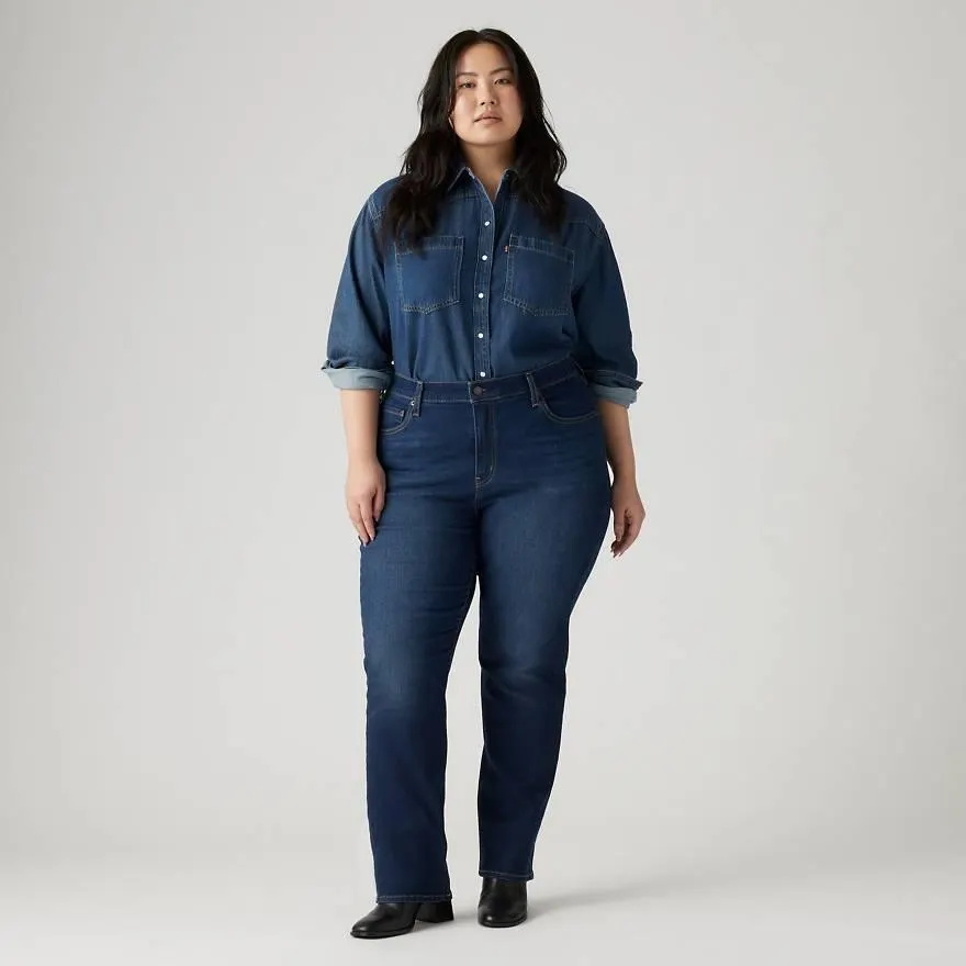 724 High Rise Slim Straight Women's Jeans (plus Size)