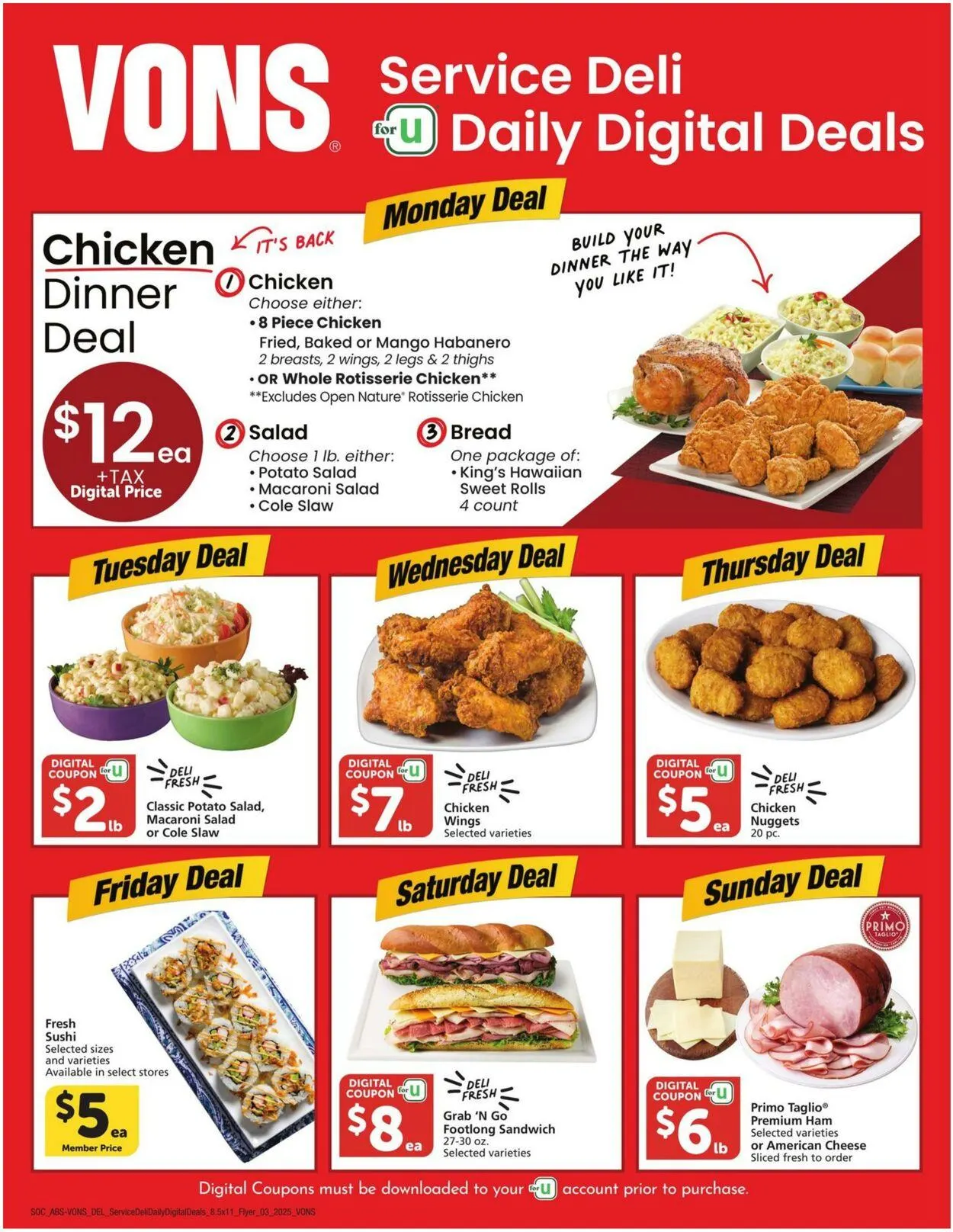 Weekly ad Vons Current weekly ad from March 24 to December 31 2025 - Page 1