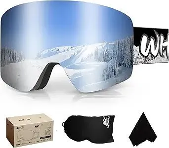 Ski Goggles With Anti-Fog, High Definition, UV400 Protection, Suitable For Adult Men, Women And Teenagers