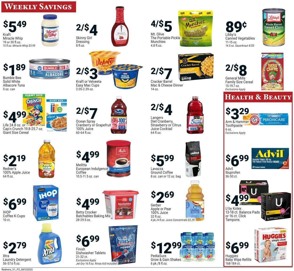 Weekly ad Redner’s Warehouse Market Current weekly ad from June 12 to June 18 2025 - Page 2