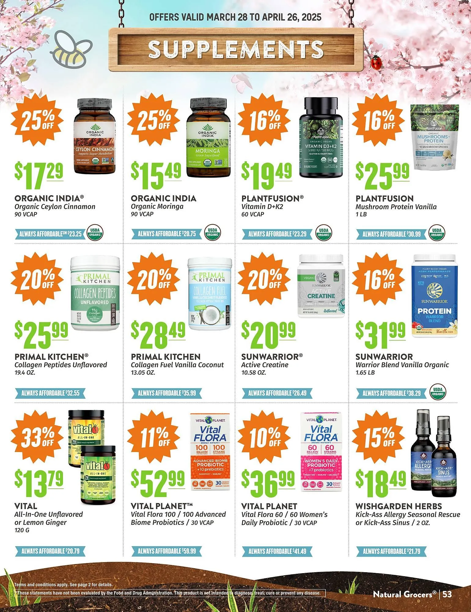 Weekly ad Natural Grocers ad from April 18 to April 26 2025 - Page 53