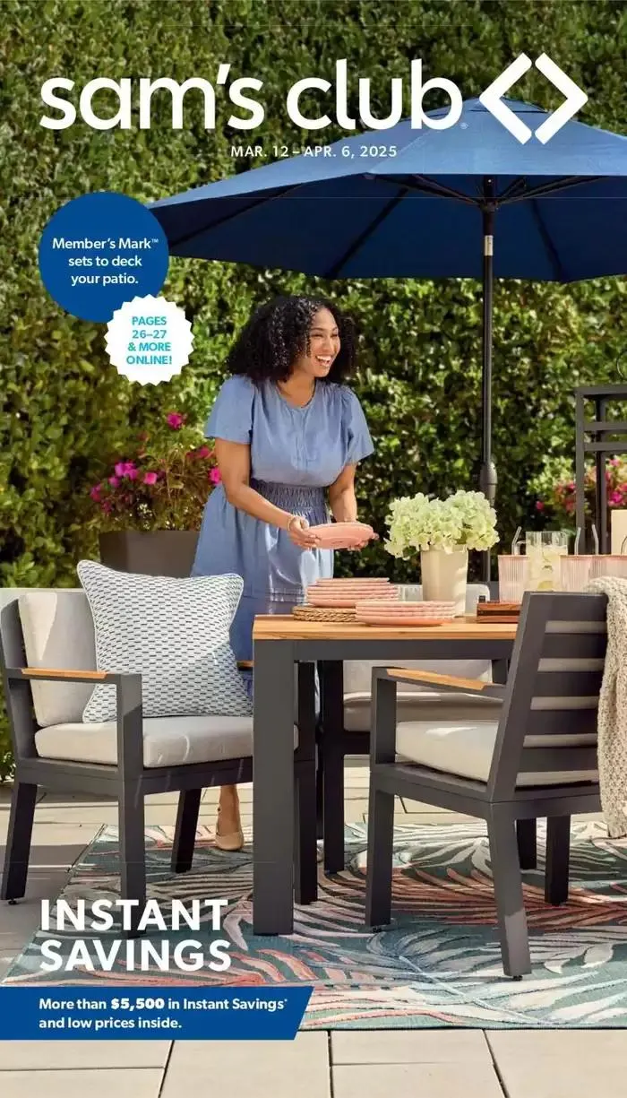 Weekly ad Sam's Club Weekly ad from March 12 to April 6 2025 - Page 1