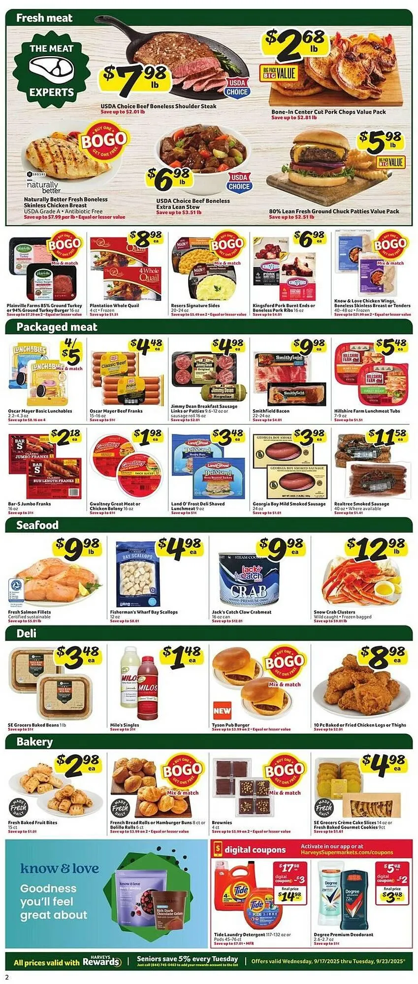 Weekly ad Harveys Supermarkets weekly ad from September 17 to September 23 2025 - Page 4