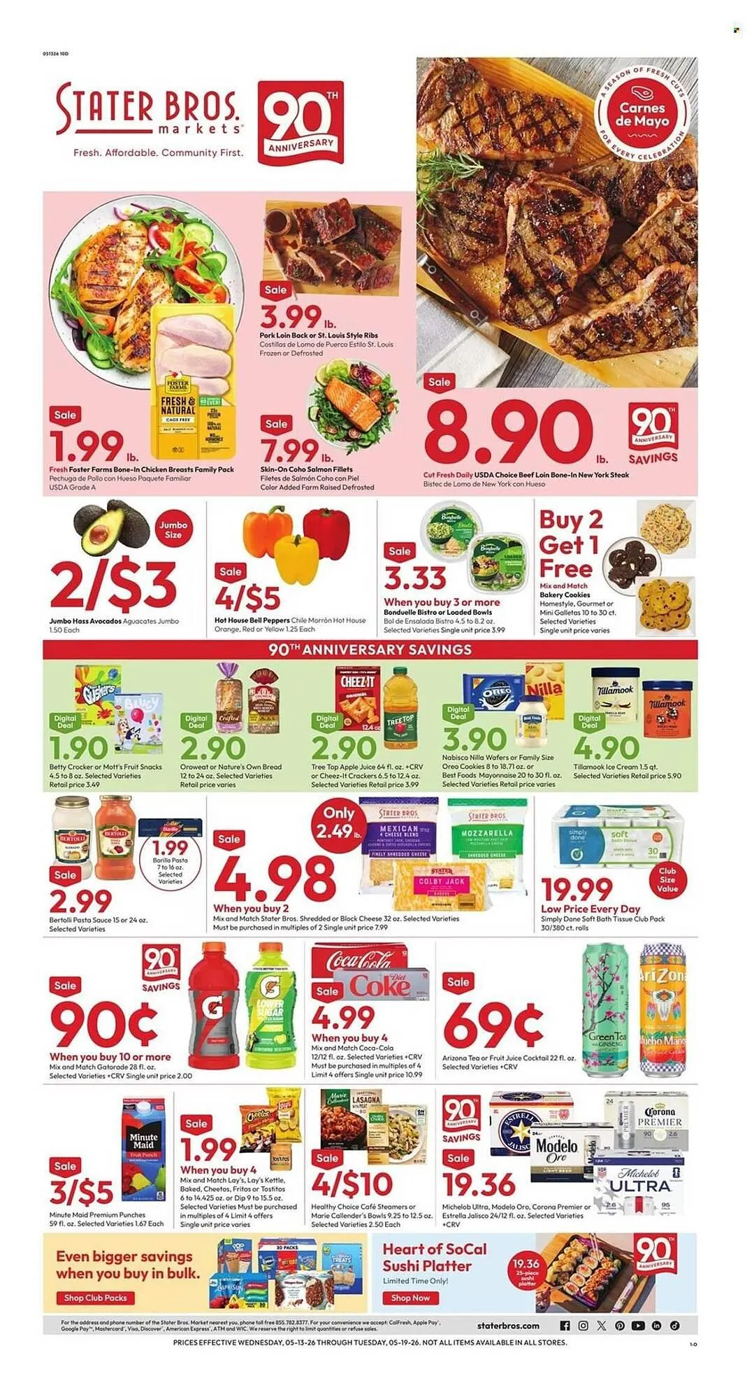 Weekly ad Stater Bros weekly ad from May 13 to May 19 2026 - Page 1