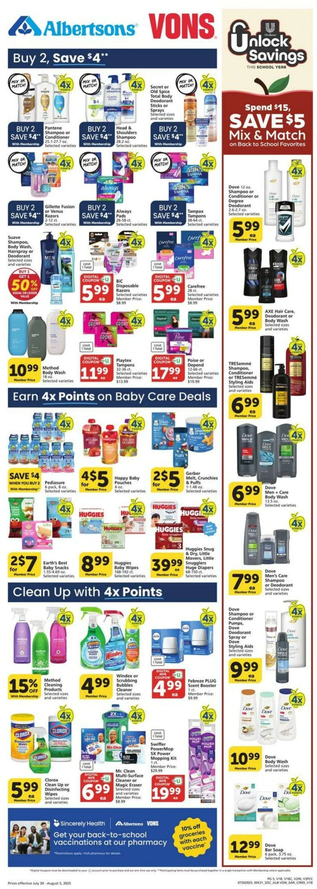 Catálogo de Vons Current weekly ad 30 de julio al 5 de agosto 2025 - Página 4