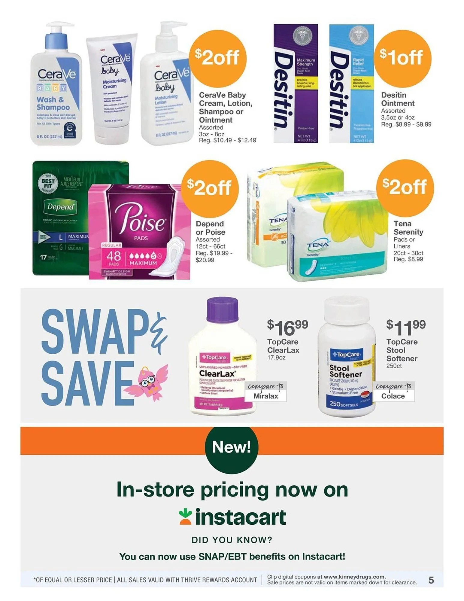 Weekly ad Kinney Drugs Weekly Ad from May 1 to May 31 2025 - Page 5