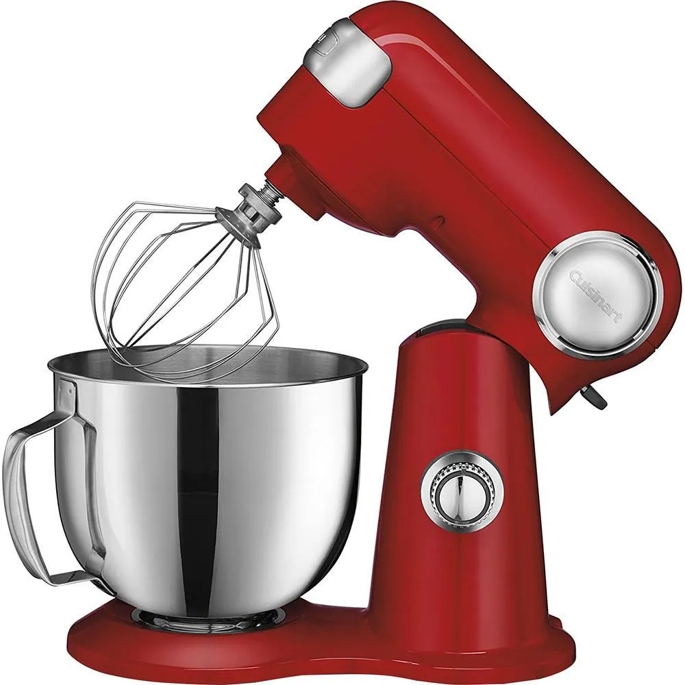 Cuisinart Precision Master 5.5-Quart 12-Speed Stand Mixer (Ruby Red)