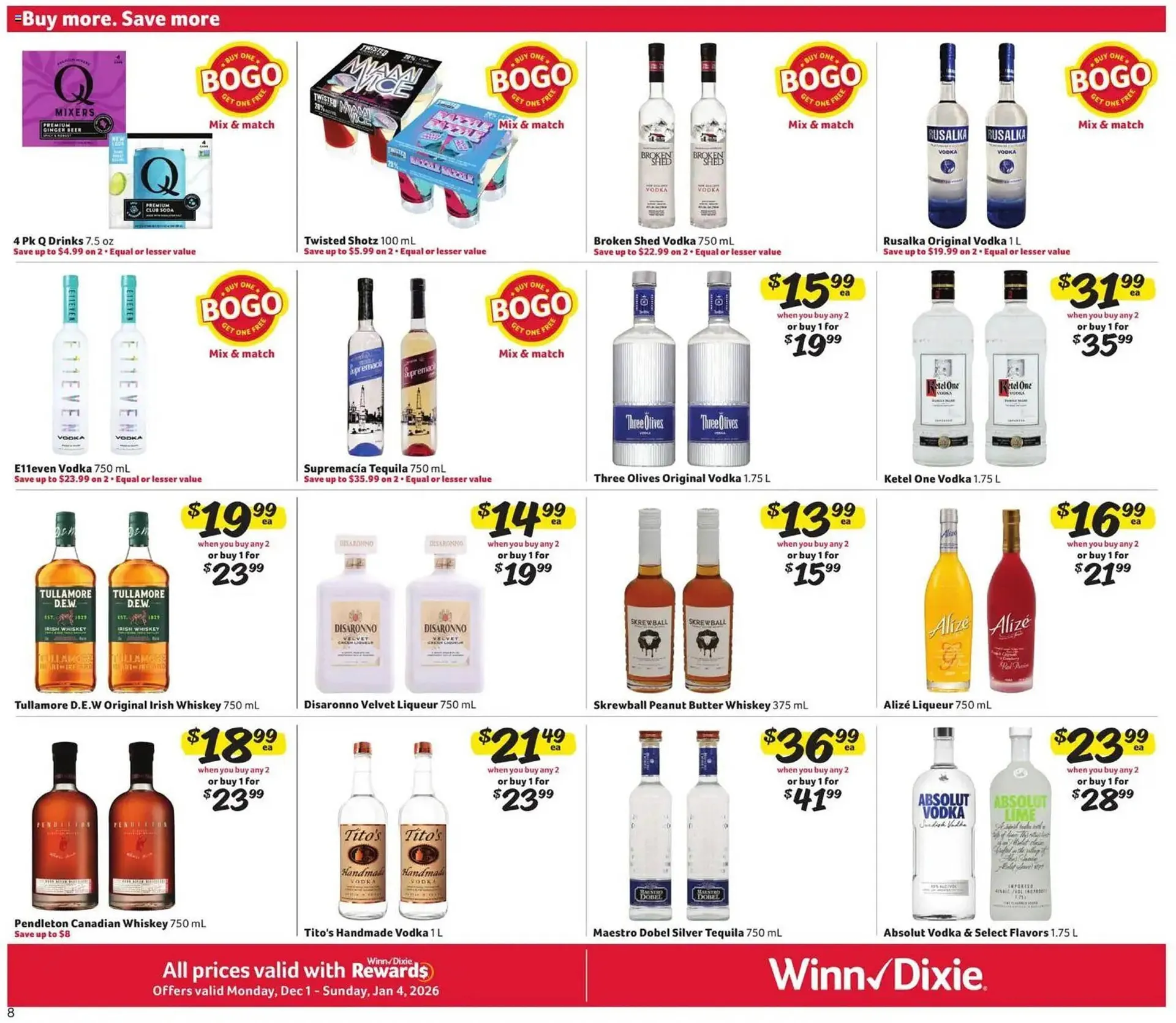 Weekly ad Winn Dixie weekly ad from December 1 to December 4 2025 - Page 8