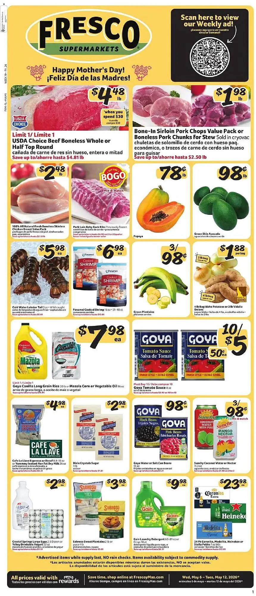 Fresco y Más weekly ad - 1