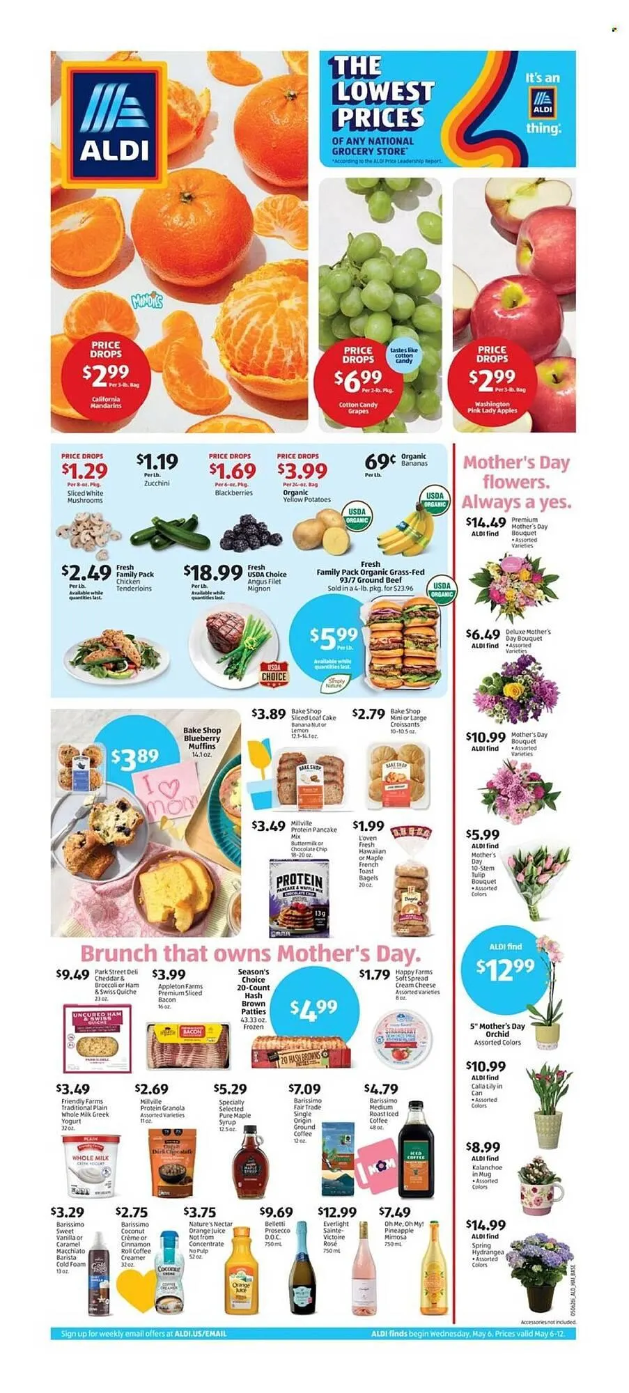 Weekly promotion Aldi weekly ad spanning from May 6 to May 12 2026 - Page 1 for Catalogue 365