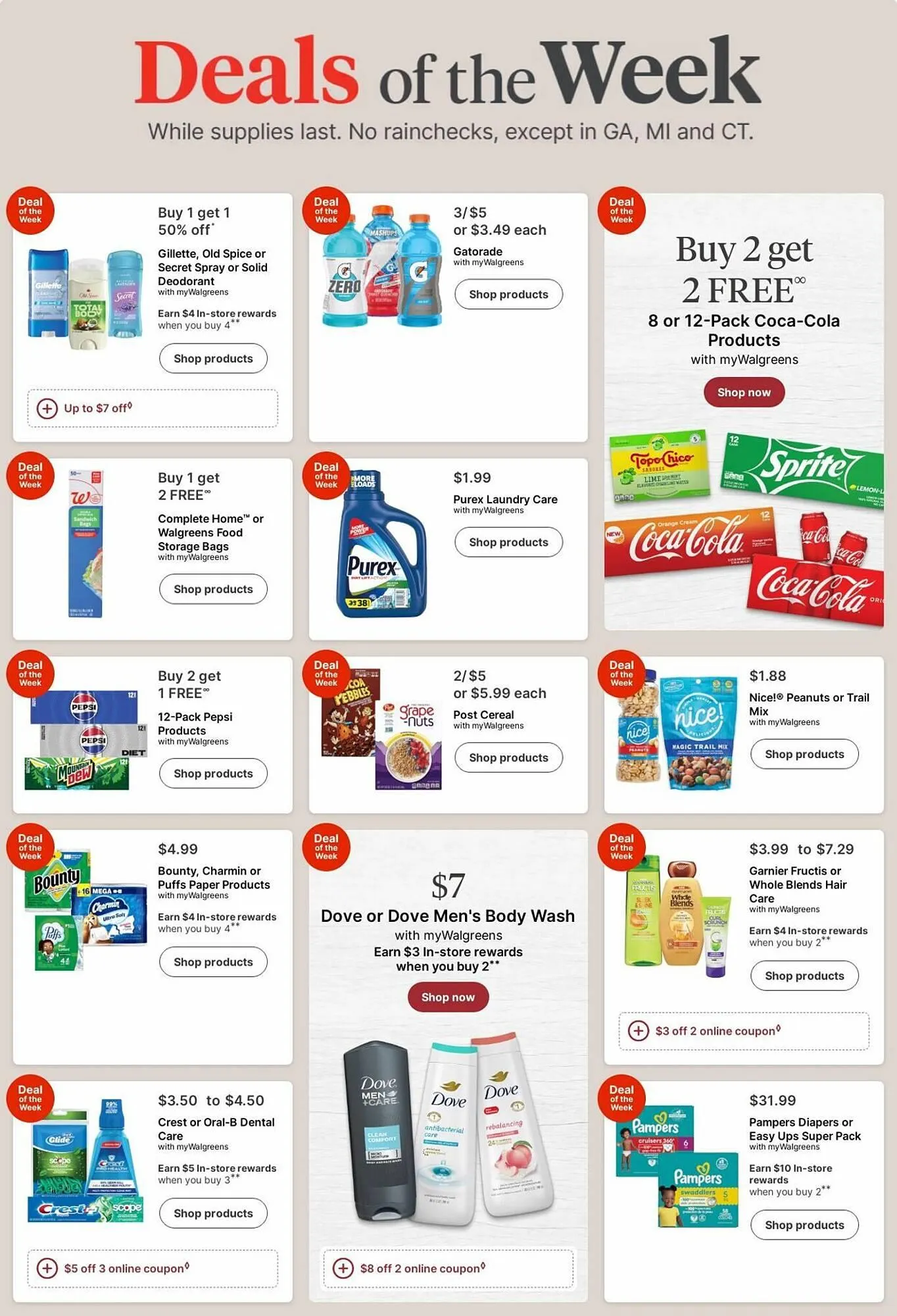 Weekly ad Walgreens Weekly Ad from July 21 to July 30 2025 - Page 1