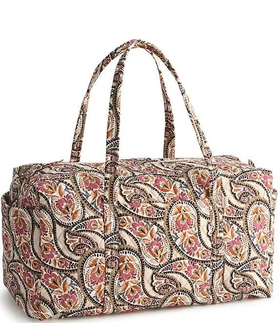 Large Blooming Paisley Original Duffle Bag